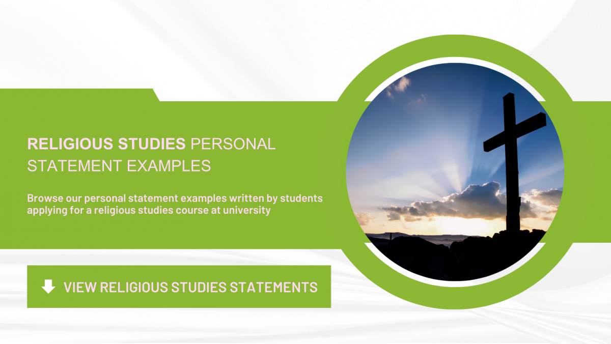 religious studies personal statement